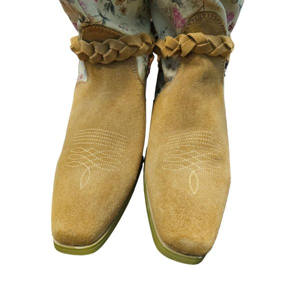 Santa Fe Boot Co Leather Cowboy Boots sz 11 New With Tags Cowgirl Western Rodeo - Picture 8 of 11